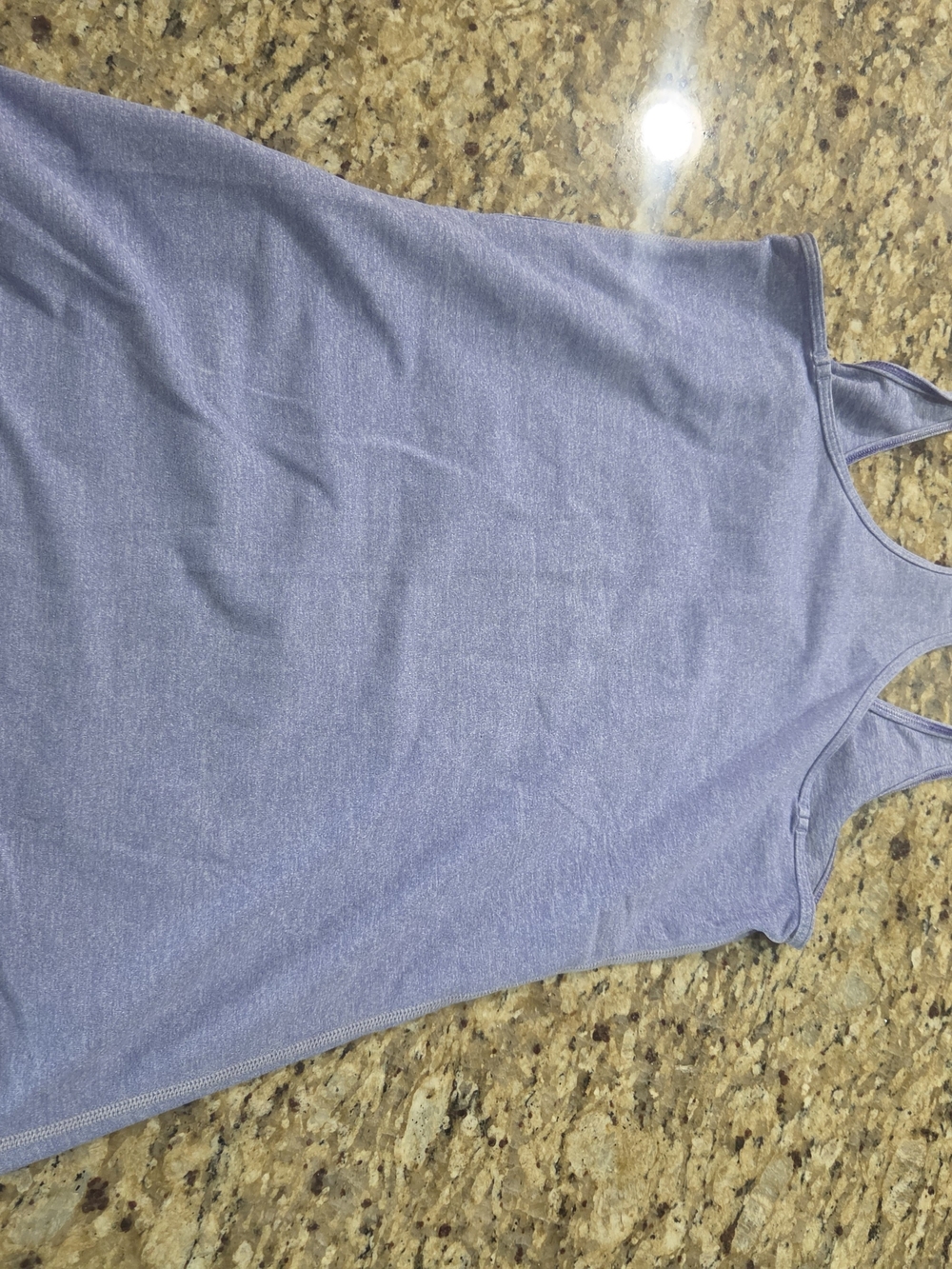 lululemon athletica Heathered Lavender Racerback Tank